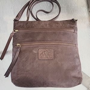 🍃Oak Leather women's crossbody bag purse